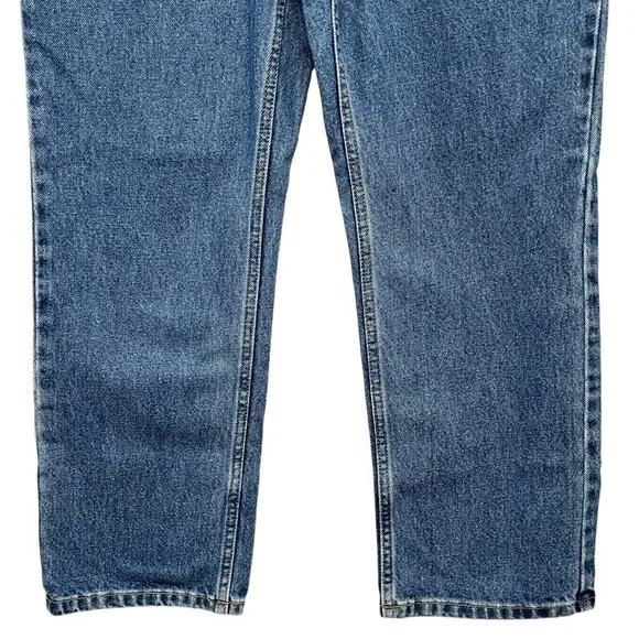 L.L. Bean Signature Original Fit Hi Rise Straight Leg 100% Cotton Jeans Women 10 - Picture 7 of 16